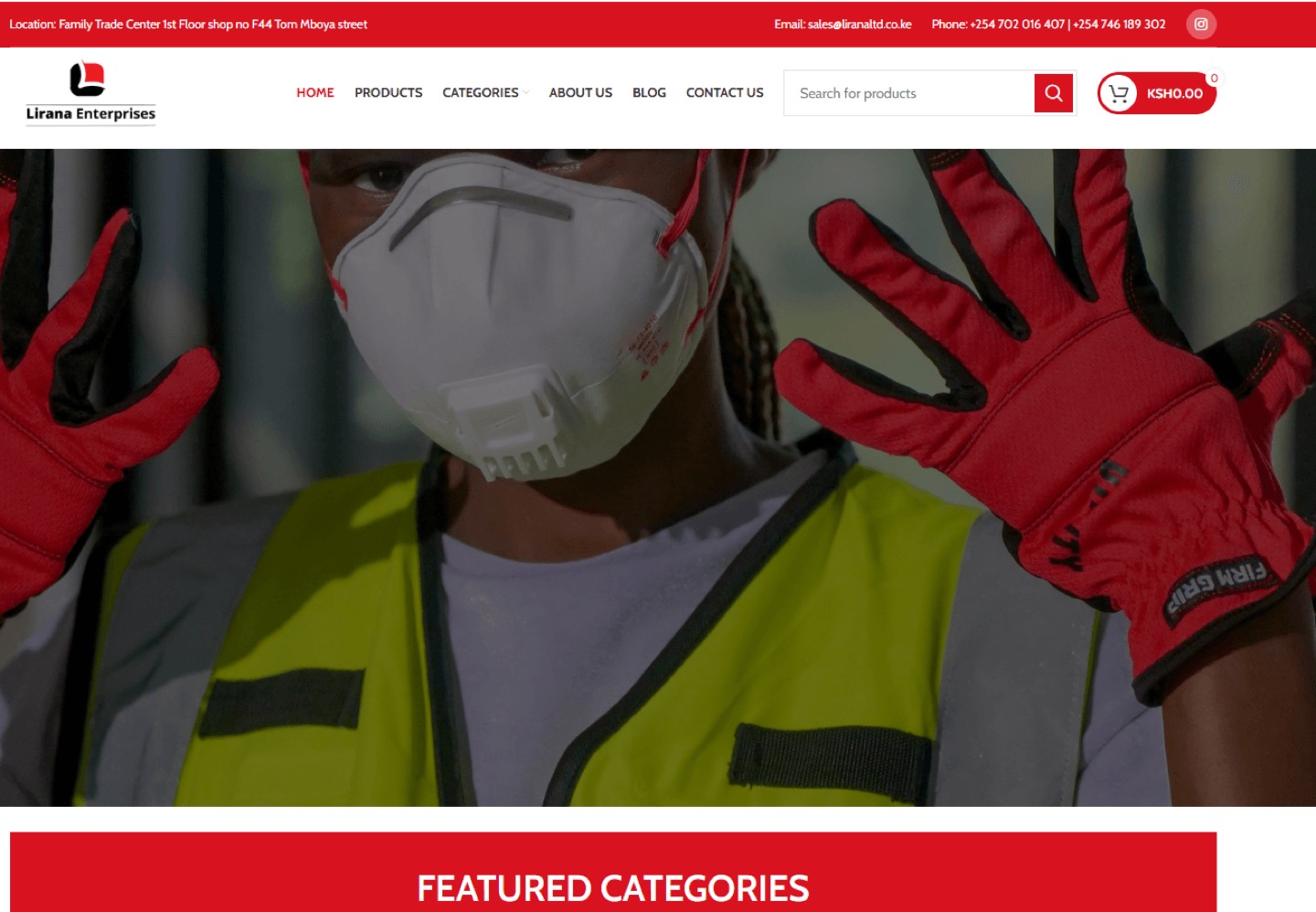 Lirana Enterprises homepage